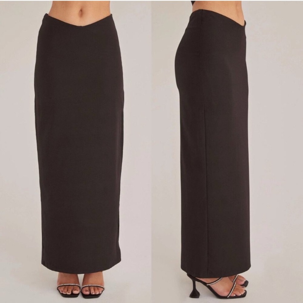Peppermayo long black skirt